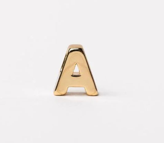 Gold Plated Letter Charm